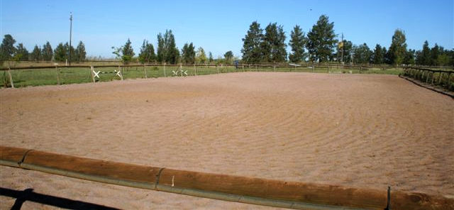 Our dressage area Our dressage area
