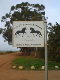Friesian Horse Centre - signpost Friesian Horse Centre - signpost